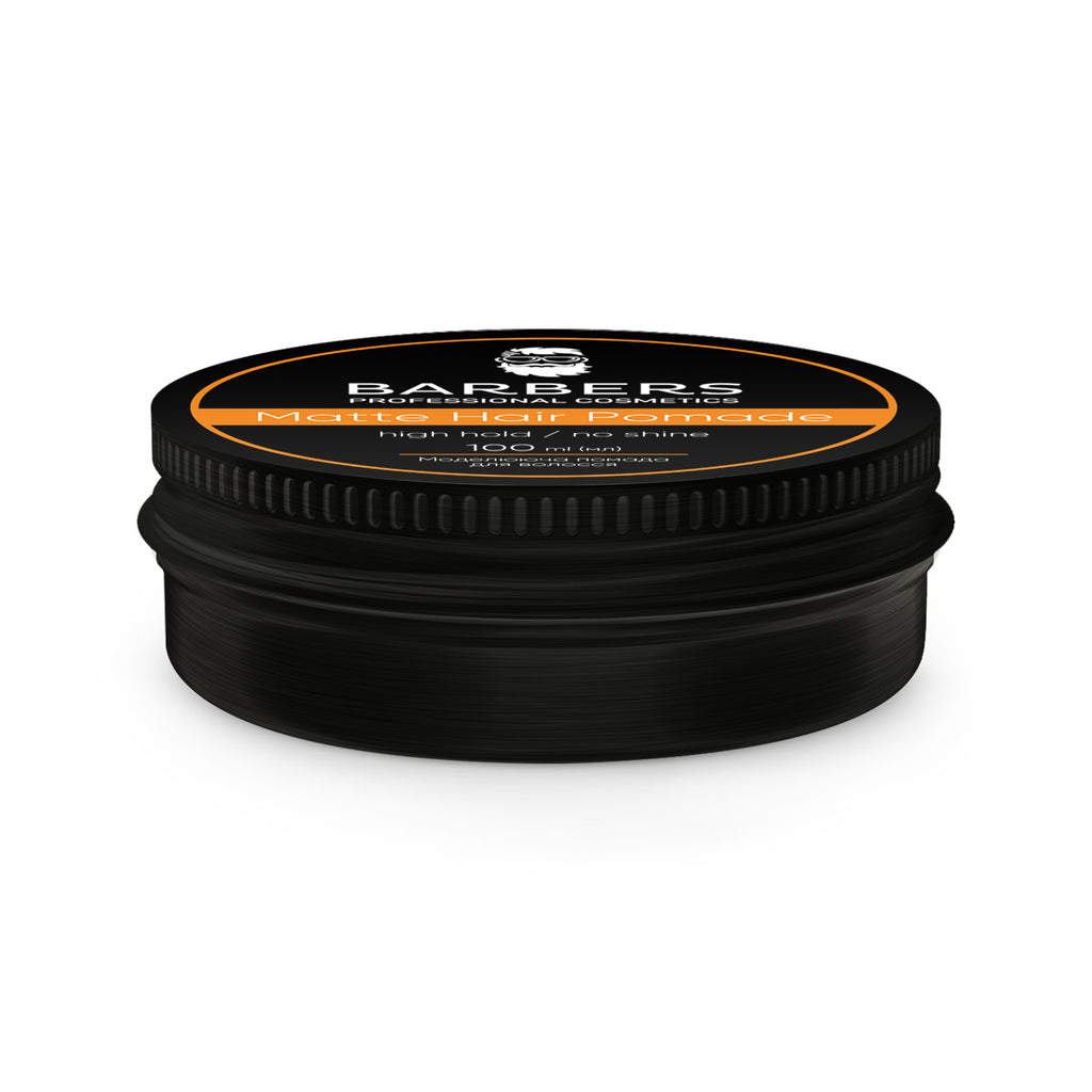 Barbers Matte Hair Pomade High Hold, 100 ml