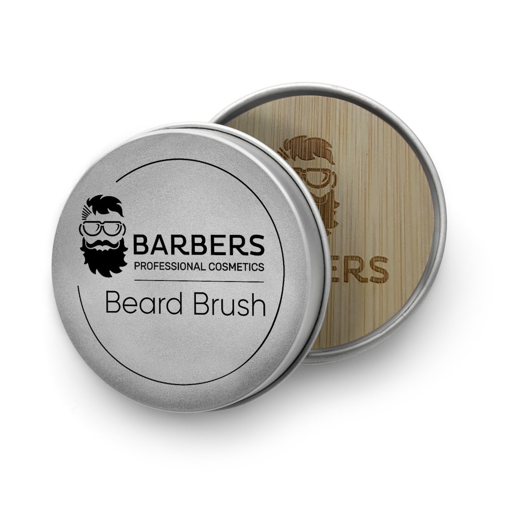 Barbers Round Beard Brush