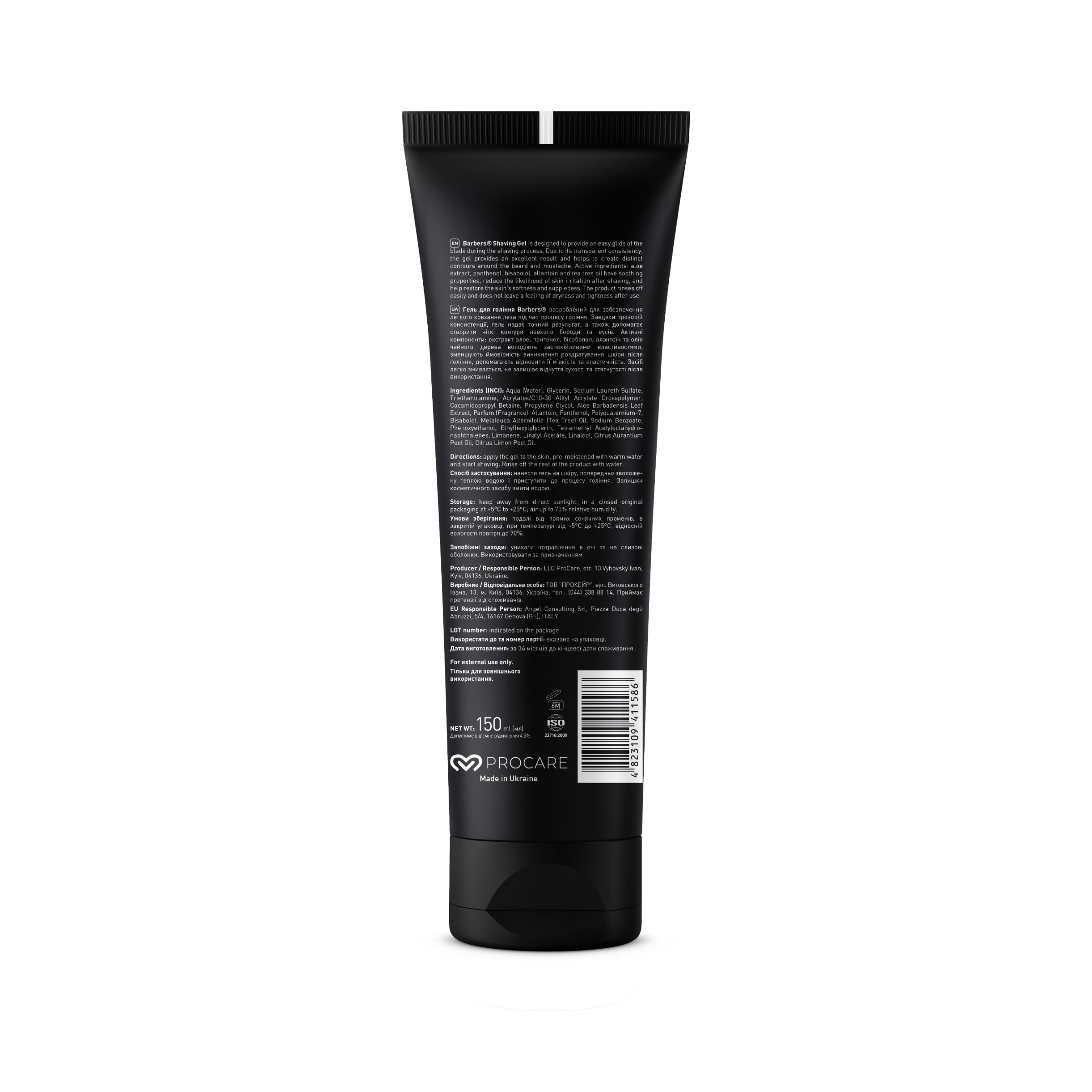 Barbers Denver Premium Shaving Gel, 150 ml