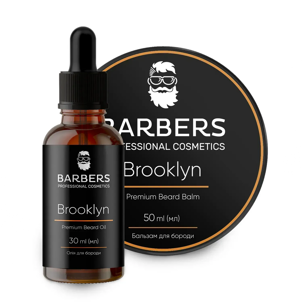 Barbers Brooklyn Beard Care Set — Oil & Balm
