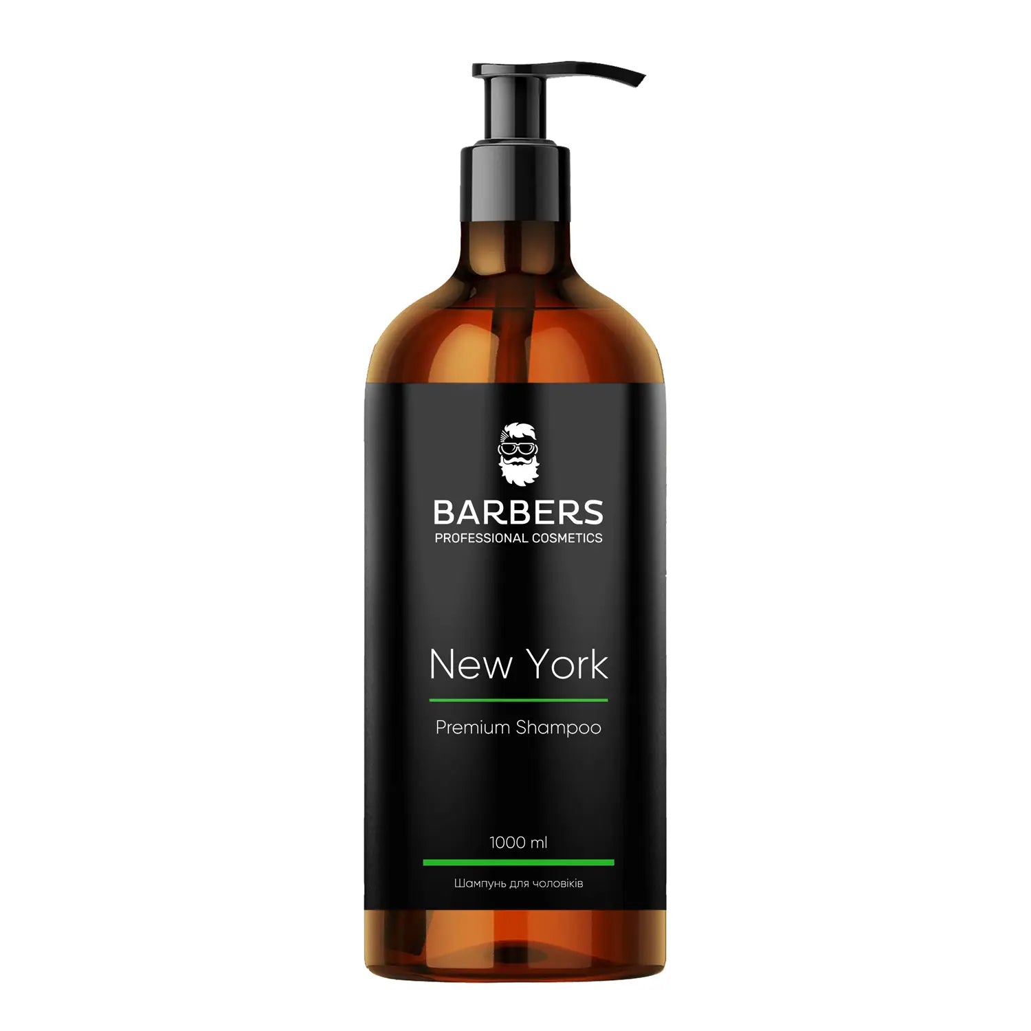 Barbers New York Toning Shampoo for Men, 1000 ml
