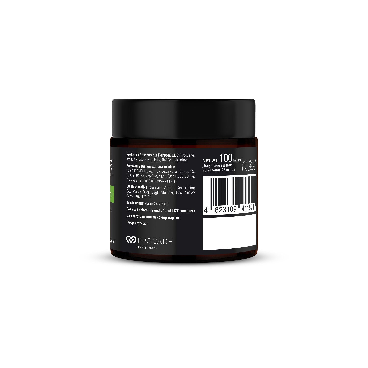Barbers Black Pepper & Vetiver Toning Shaving Cream, 100 ml