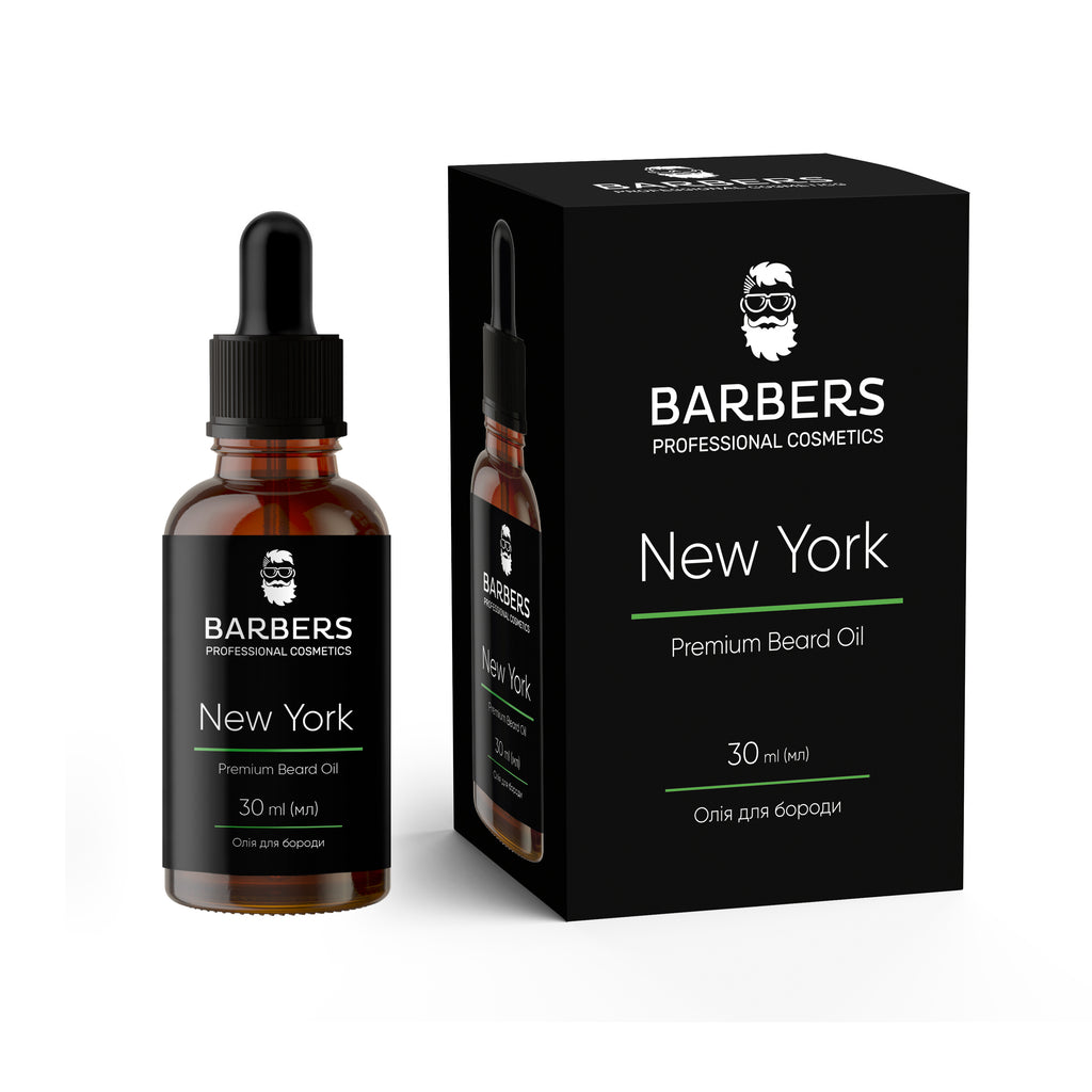 Barbers New York Beard Oil, 30 ml