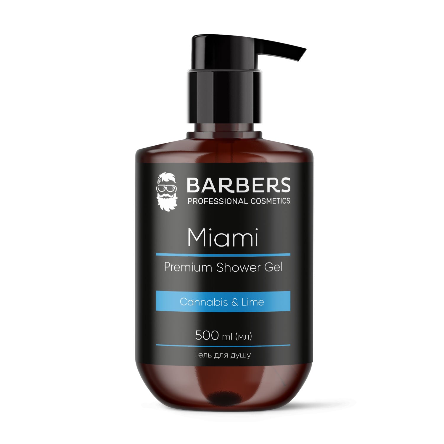 Barbers Miami Shower Gel, 500 ml