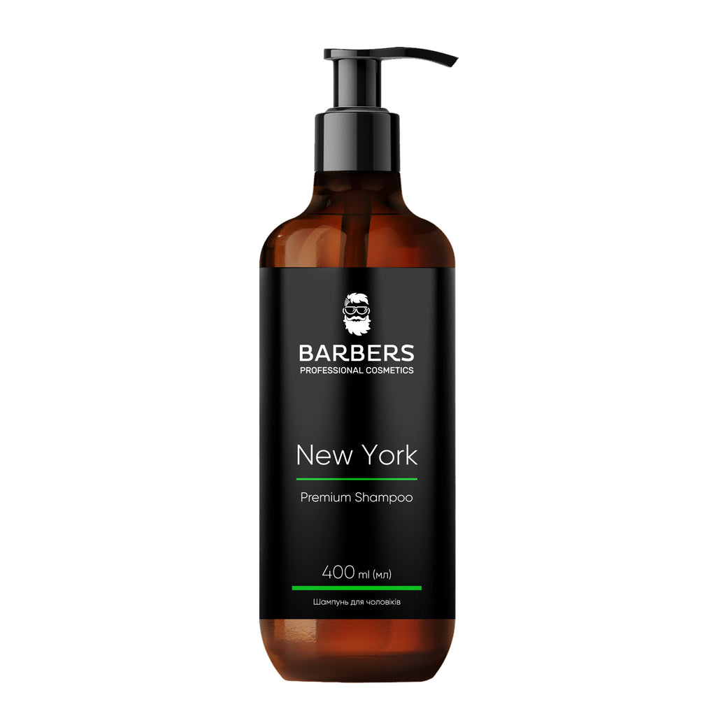Barbers New York Toning Shampoo for Men, 400 ml